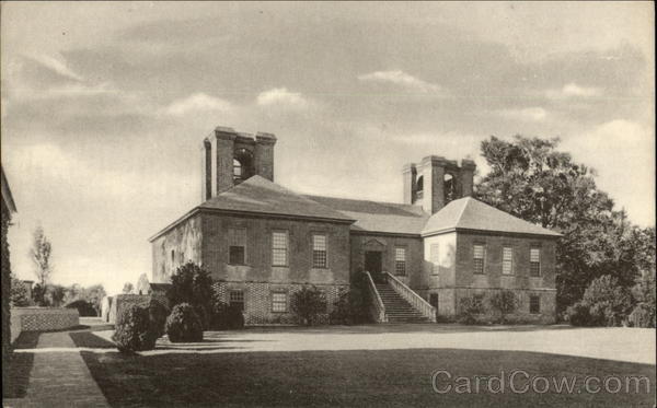 South View of Stratford Hall Westmoreland Virginia