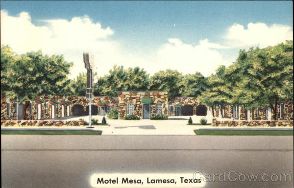 Motel Mesa - The Rock Court Lamesa Texas