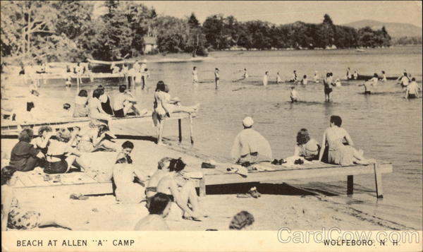 Beach at Allen A Camp Wolfeboro New Hampshire