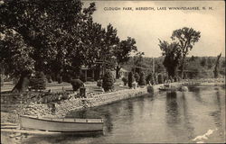 Clough Park on Lake Winnipesaukee Postcard