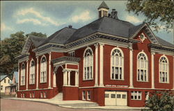 Town Hall Building Lisbon, NH Postcard Postcard