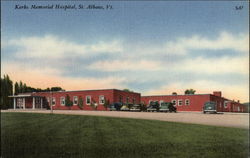 Kerbs Memorial Hospital St. Albans, VT Postcard Postcard