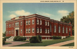 State Armory Building Burlington, VT Postcard Postcard