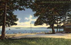 Municipal Bathing Beach Burlington, VT Postcard Postcard