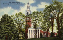 Ira Allen Chapel, University of Vermont Burlington, VT Postcard Postcard