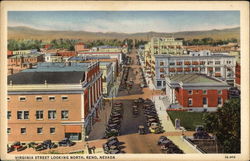 Virginia Street Looking North Reno, NV Postcard Postcard