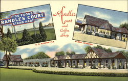 Randles Court and Coffee Shop Postcard