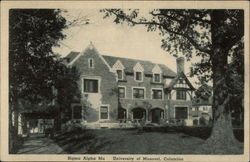 Sigma Alpha Mu at the University of Missouri Columbia, MO Postcard Postcard