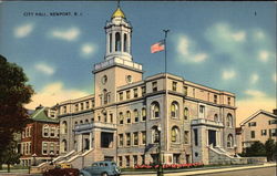 City Hall Newport, RI Postcard Postcard