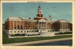 High School Pawtucket, RI Postcard Postcard