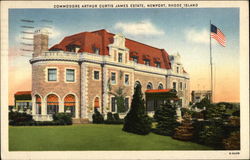 Commodore Arthur Curtis James Estate Newport, RI Postcard Postcard