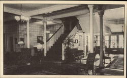 A view of the "Exchange" in Strath Haven Inn - Revealing the quiet, comfortable atmosphere Postcard