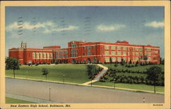 New Eastern High School Postcard