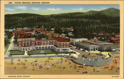 Hotel Seaside Postcard