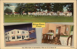 Silver Swan Court Springfield, OH Postcard Postcard