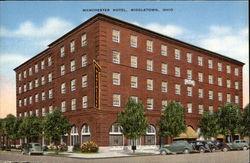Manchester Hotel Middletown, OH Postcard Postcard