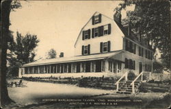 Historic Marlborough Tavern 1740 Postcard