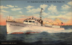 Crash Boat in Action at Mac Dill Field Crash Boat in Action at Mac Dill Field