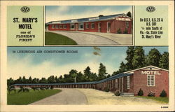 St. Mary's Motel Postcard