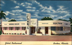 John's Restaurant Bartow, FL Postcard Postcard