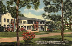Masonic Home on Beautiful Coffee Pot Bayou in "The Sunshine City" St. Petersburg, FL Postcard Postcard