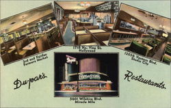 Du Par's Restaurants Postcard