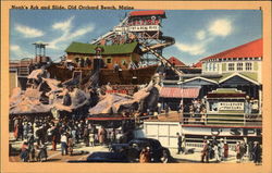 Noah's Ark and Slide Old Orchard Beach, ME Postcard Postcard