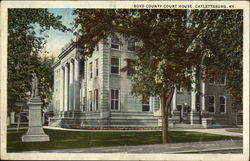 Boyd County Court House Catlettsburg, KY Postcard Postcard