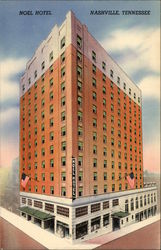 Noel Hotel Nashville, TN Postcard Postcard