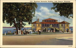 Municipal Recreation Building Postcard