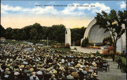 Music Temple, Washington Park Postcard