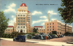 Beth Israel Hospital Newark, NJ Postcard Postcard
