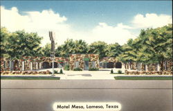 Motel Mesa - The Rock Court Lamesa, TX Postcard Postcard