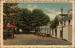 Administration Building and Swift Villa, Westminister Lodge Postcard