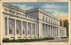 Post Office Building Schenectady, NY Postcard Postcard