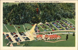 Aerial View of the Lodge and Grounds Howe Caverns, NY Postcard Postcard