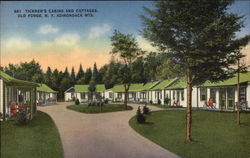 Tickner's Cabins and Cottages in the Adirondack Mountains Old Forge, NY Postcard Postcard