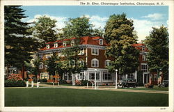The St. Elmo, Chautauqua Institution New York Postcard Postcard