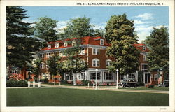 Chautauqua Institution - The St. Elmo New York Postcard Postcard