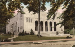 Norton Memorial Hall on Lake Chautauqua New York Postcard Postcard