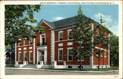 Smith Memorial Library at the Chautauqua Institution New York Postcard Postcard