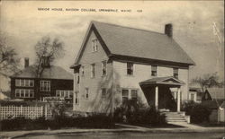 Senior House at Nasson College Springvale, ME Postcard Postcard