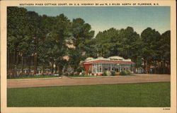 Southern Pines Cottage Unit Florence, SC Postcard Postcard