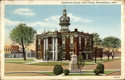 Rutherford County Court House Murfreesboro, TN Postcard Postcard