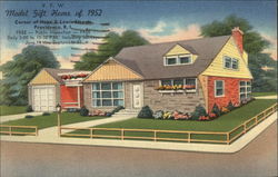 V.F.W. Model Gift Home of 1952 Postcard