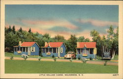 Little Holland Cabins Holderness, NH Postcard Postcard