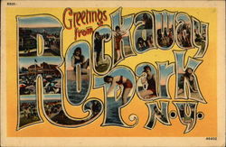 Greetings from Rockaway Park, New York Postcard Postcard