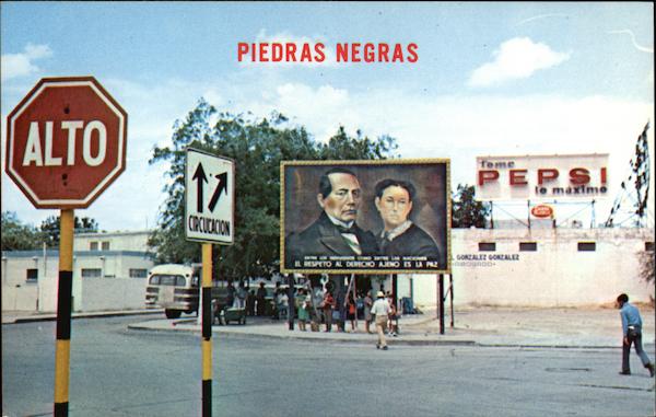 View of Piedras Negras Mexico