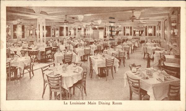 La Louisiane Main Dining Room New Orleans Louisiana