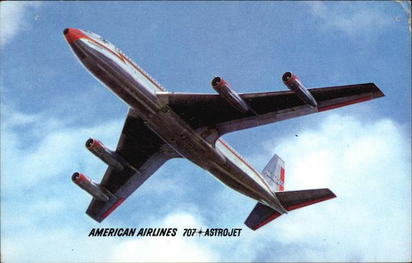 American Airlines 707 Astrojet Aircraft